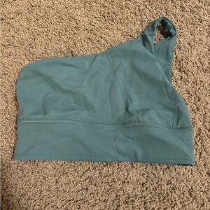 Green Lulu sports bra